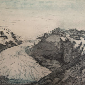 Athabasca Glacier, 1917